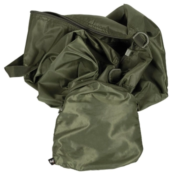 Влагостійка армійська сумка (баул) для одягу, об'єм 42л., складна, хакі, німецького бренду Fox Outdoor