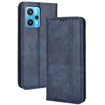 Чехол-книжка Deexe Retro Style для Realme 9 Pro+ / 9 4G - Blue