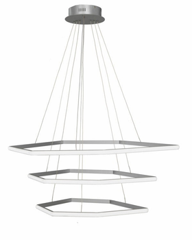Подвесной светильник Ondaluce STARDUST Ø85 H120 66W 230V 6600LM 3000K LED dimmerabile, Silver