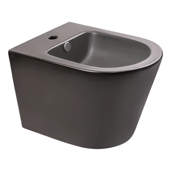 Биде подвесное Qtap Scorpio Matt black QT1455053FMB