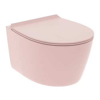 Унитаз подвесной DiMarco Dama di Venezia 36,3х51х40 см с сидением Slim Soft Close Salmon (DM2I001MS)
