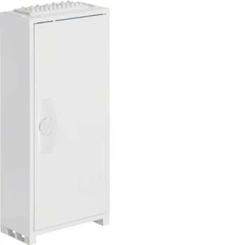 Щит Hager 650x300x161 зовнішній 48 модулів 4 ряди білі двері IP44 Univers FWB41S