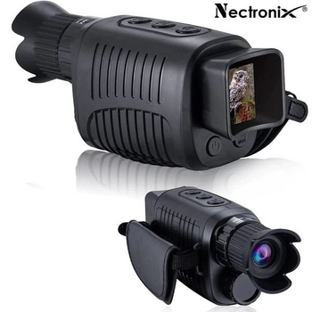 Прилад нічного бачення Nectronix NVM-200, монокуляр, відеозапис, 5Х зум, ІЧ підсвічування до 200 метрів (eg-100824)