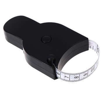 Сантиметровая лента выдвижная Measure tape HELTC 150 см Черная (sv1339)