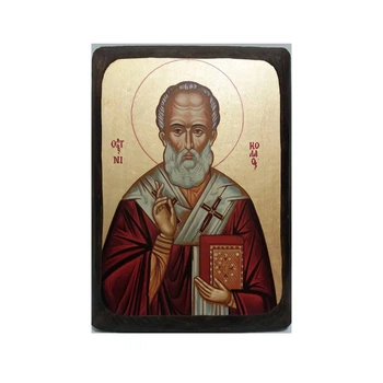 Икона Николай Чудотворец 145х110 дерево