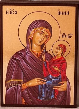 Икона Святая Анна праведная 140х100