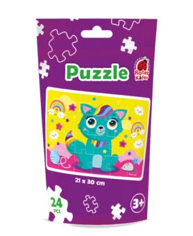 Пазли в мішечку Puzzle in stand-up pouch Fairy cat (RK1130-06)