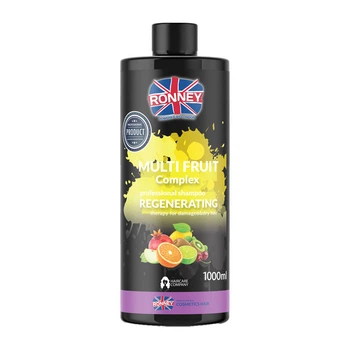 Шампунь регенерирующий RONNEY MULTI FRUIT COMPLEX для сухих и повреждённых волос 1000 мл ( 5060589154674 )