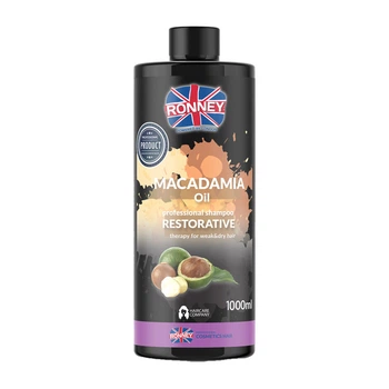 Шампунь укрепляющий RONNEY MACADAMIA OIL для слабых и сухих волос 1000 мл ( 5060589154681 )