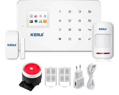 Беспроводная GSM сигнализация для дома, дачи, гаража комплект Kerui G18 (Economy Home Super) 433мГц (1323280942412)