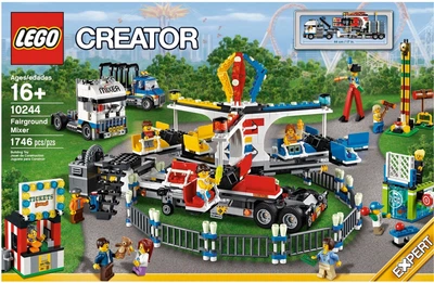 Конструктор LEGO 10244 Creator Розваги на святковій каруселі-міксері Fairground Mixer