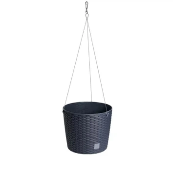 Горшок для цветов подвесной Rato Round WS 260мм круглый Антрацит (DRTW260S-S433)