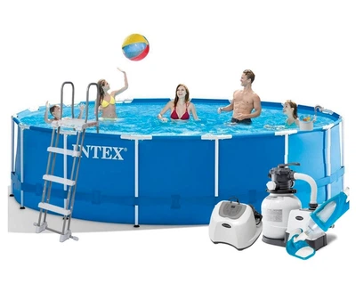 Басейн каркасний Intex 16805 л 457x122 см з насосом 6000 л/год.