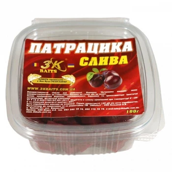 Патрацика 3KBaits насадочная слива 100г (3к15008)
