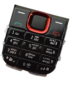 Клавиатура для телефона Nokia 5130 Xpress Music Black-red