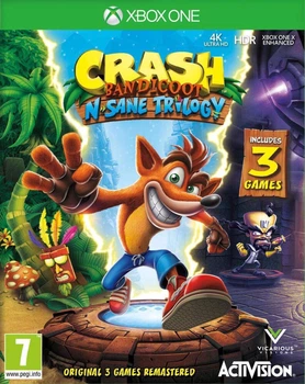 Crash Bandicoot Nsane Trilogy XBox One (английская версия)