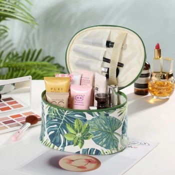 Косметичка овальна - валіза "Tropic", органайзер для косметики