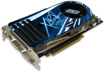 Видеокарта PNY GeForce 8800 GTS 500Mhz PCI-E 320Mb 1600Mhz 320 bit Б/У