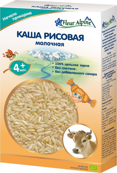 Молочна органічна каша Fleur Alpine рисова 200 г (4006303632159)