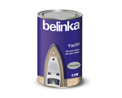Лак алкид-уретановый BELINKA YACHT яхтовый глянцевый 0,9л