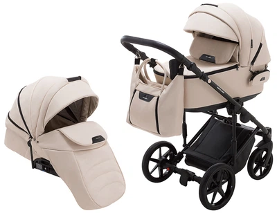 Коляска 2 в 1 Adamex Porto Light ECO SA-8 бежевый