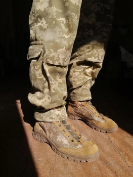 Кєди літні тактичні полегшені, взуття для військових KROK KT2, 44 розмір, хакі, 02.44