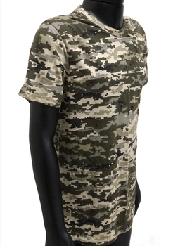 Футболка ЗСУ піксель ММ14, військова тактична чоловіча футболка розмір 52