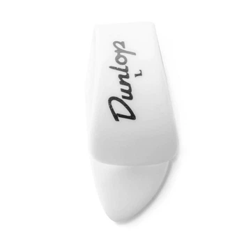 Медіатори DUNLOP 9003R WHITE PLASTIC THUMBPICK LARGE (12шт)