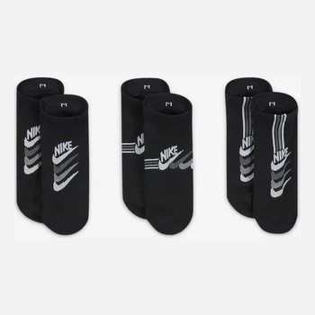 Набор носков Nike Everyday Plus DH5474-903 34-38 3 пары Черный (195244784288)