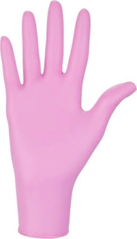 Рукавички медичні Mercator Medical Nitrylex® Pink нітрилові нестерильні неприпудрені M 100 шт Рожеві (6736099)