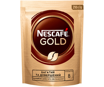 Кава Nescafe Gold розчинна м/в 210 г