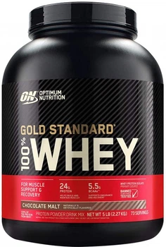 Протеїн Optimum Gold Standard 100% Whey, 2.27 кг - Мальтійський шоколад (Chocolate malt)(578012)
