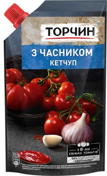 Кетчуп Торчин з часником 270 г (7613036162388)