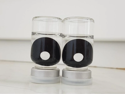 Контактні лінзи склеральні ELITE Lens Black XL 22 мм 2 шт чорні (N0052)