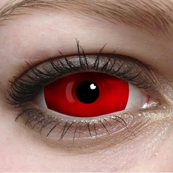 Контактні лінзи склеральные ELITE Lens Red XL 22 мм 2 шт червоні (N0056)