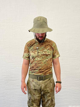 Летняя тактическая мужская футболка с коротким рукавом M Мультикам