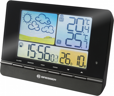 Метеостанция Bresser MeteoTrend Colour Black