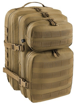 Рюкзак тактичний Brandit US Cooper 40л; 52х30х32см. MOLLE. Рюкзак для військових бренді 8008.70. Coyote.