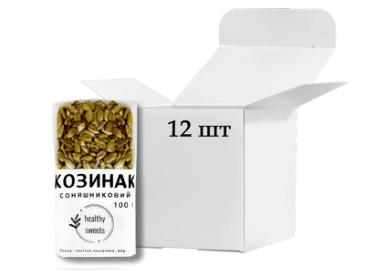 Козинаки соняшникові на меді Healthy Sweets 100г Бокс 12шт