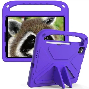 Чехол STR EVA детский с ручкой и подставками треугольник Apple iPad Air 4 (10.9" экран) Purple