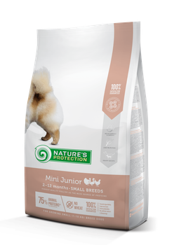 Сухой корм Nature's Protection Care Dog Mini Junior Small Breeds для юниоров маленьких пород с мясом птицы 7.5 кг (арт NPS45725)