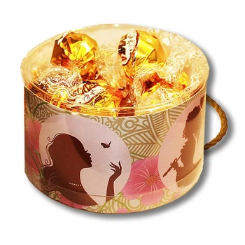 Тубус "Дамский" с конфетами 4. 160г Чоколядка