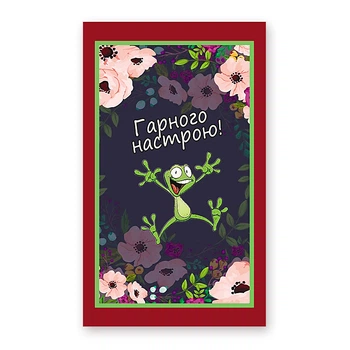 Шоколад с пожеланиями "Гарного настрою!" 70г Чоколядка