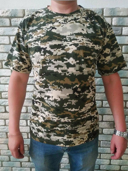 Літня військова тактична футболка 48 Піксель