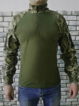 Военная тактическая рубашка с длинным рукавом Убакс 46 Олива Пиксель