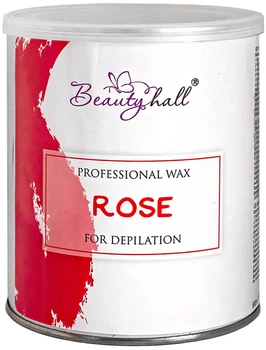 Воск для депиляции Beautyhall Rosa роза в банке 800 мл (BH_PI800) (5200384214146)