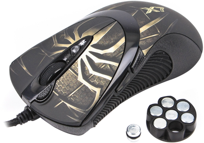 Мышь A4Tech XL-747H Spider X7 USB Brown (4711421804639)