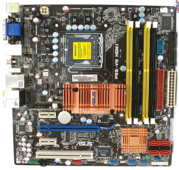 Материнская плата Socket 775 ASUS P5E-VM HDMI c HDMI Видео Выходом ( s775, DDR2, Q35, PCI-Ex16 ) Б/У