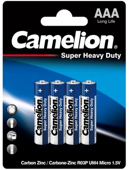 Батарейки Camelion Blue 1х4 шт (R03P-BP4B)