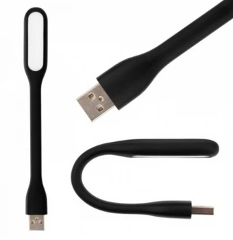 USB лампа для ноутбука LED черная Memos, Мини USB LED подсветка-лампа для ноутбука для работы в темноте Черный